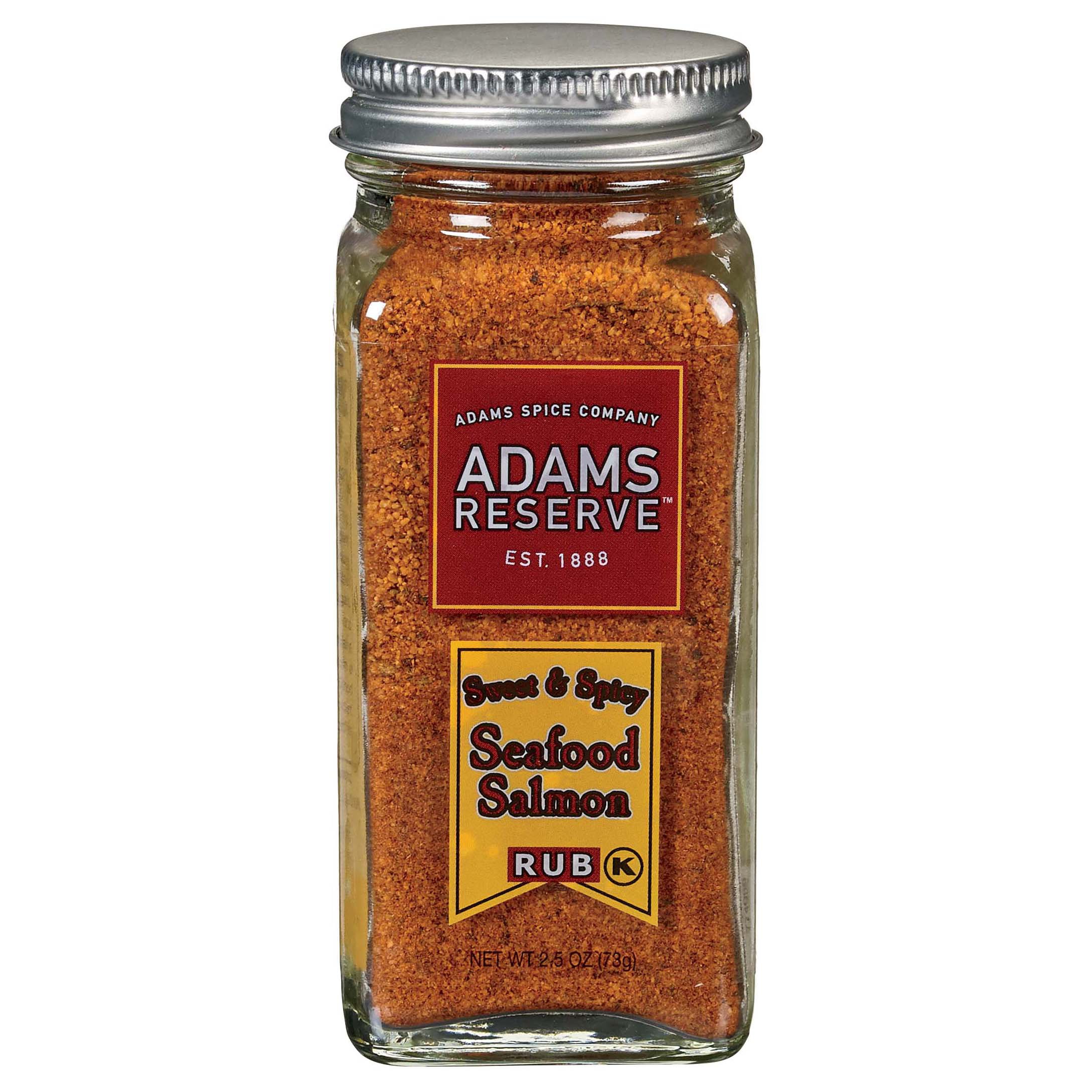 Adams Reserve Sweet & Spicy Seafood Salmon Rub - Shop Spice Mixes at H-E-B