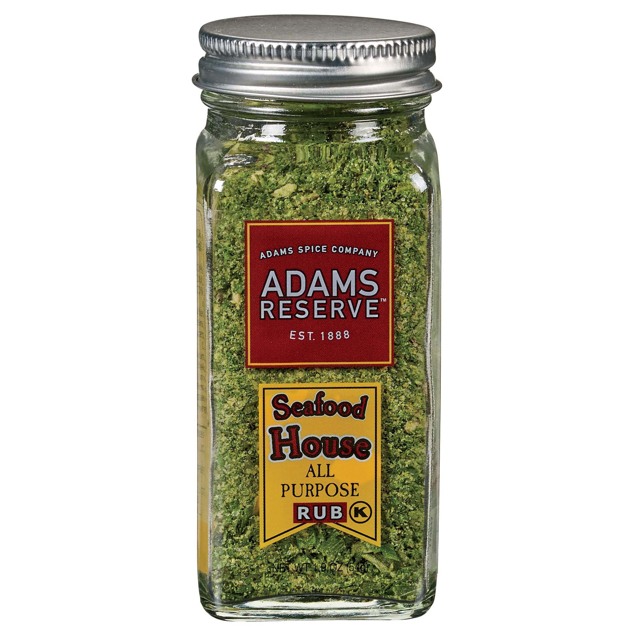 Adams Reserve Seafood House All Purpose Rub - Shop Spices & Seasonings ...