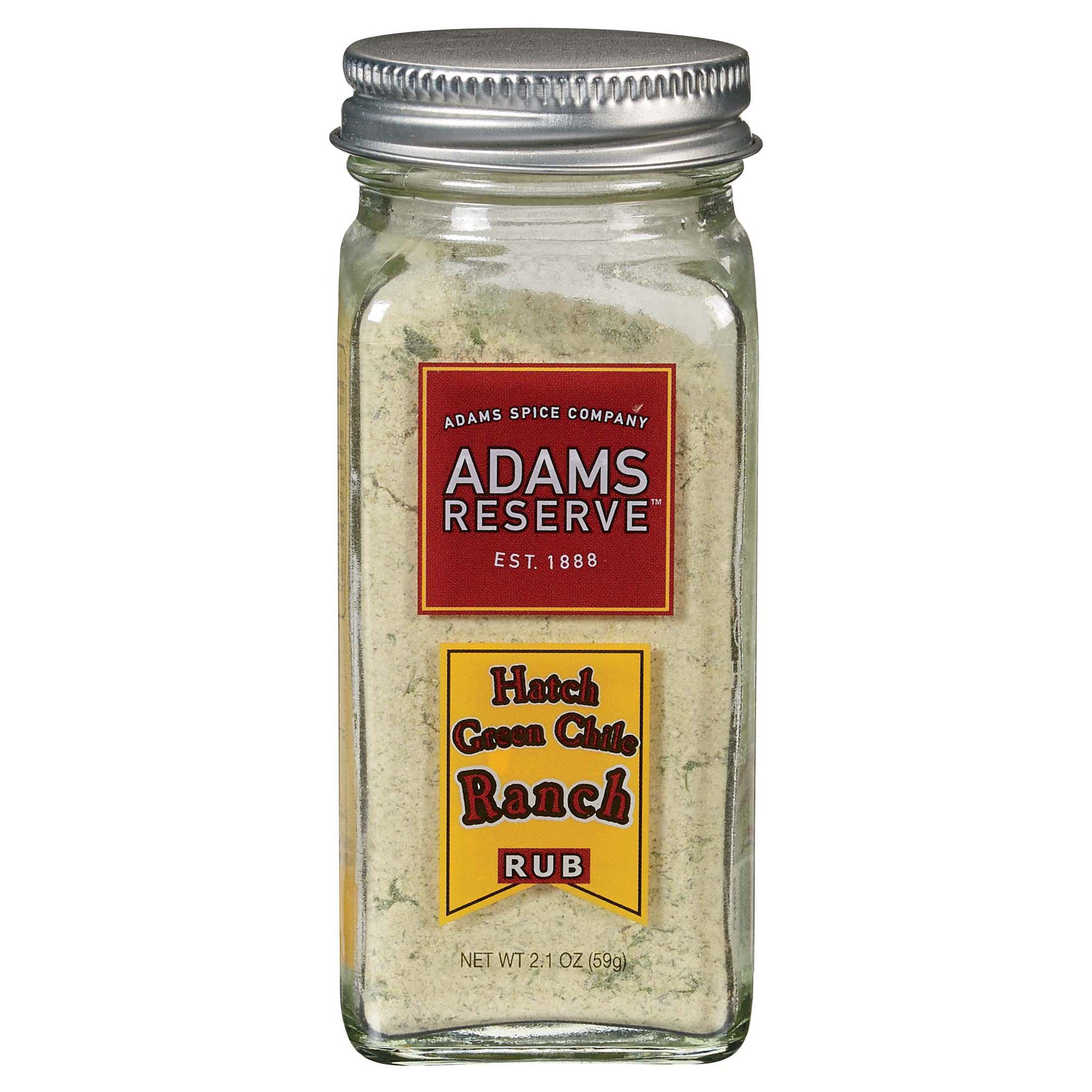 Adams Reserve Hatch Green Chili Ranch Rub Shop Spice Mixes at HEB