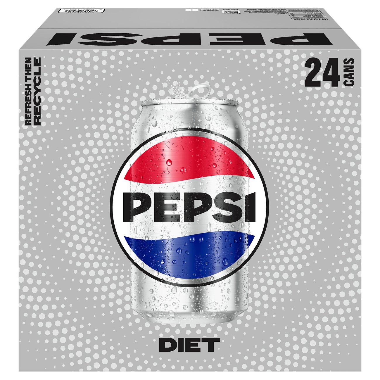 Pepsi pk Soda Diet 24 at Cola Cans - H-E-B Shop