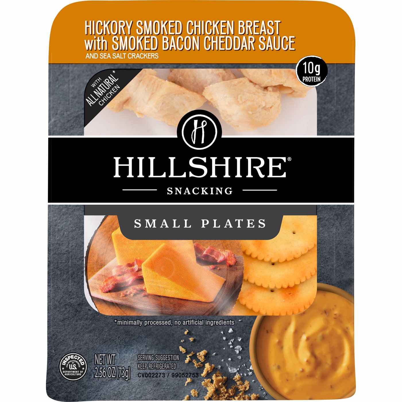 Hillshire Farm Small Plates Snack Tray Smoked Chicken & Bacon Cheddar Sauce Shop Snack trays