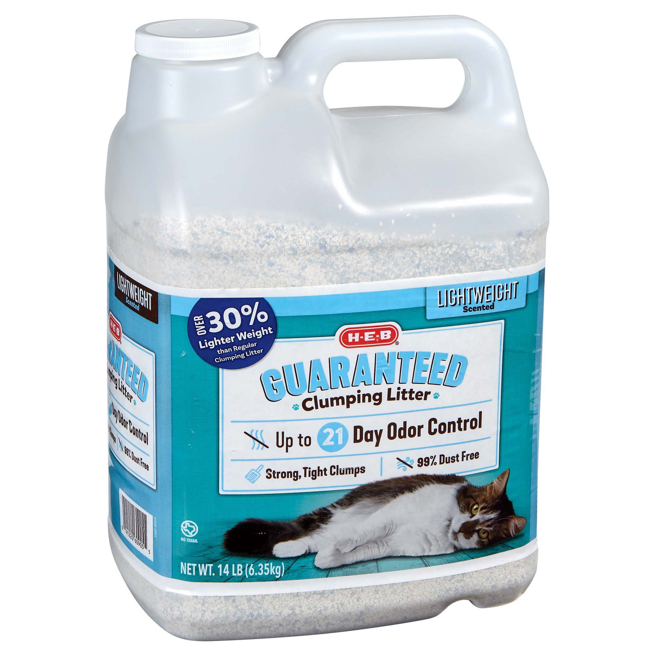 HEB Lightweight Scented Guaranteed Clumping Litter Shop Cats at HEB