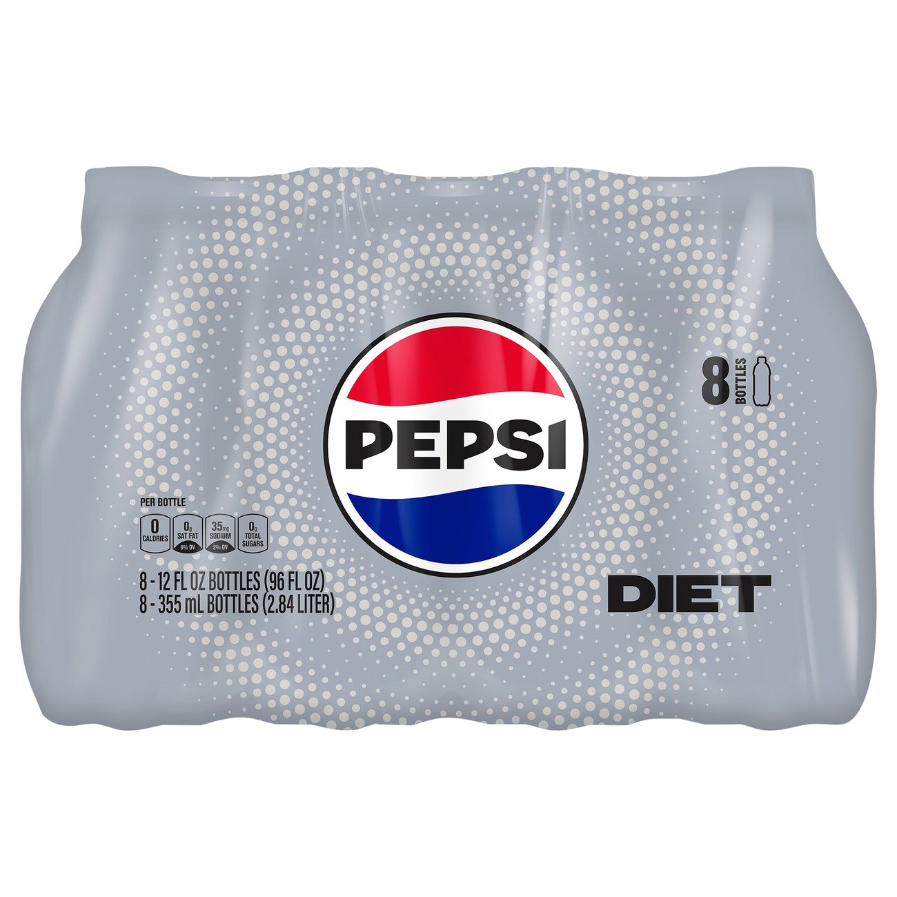 Pepsi Diet Cola 8 Pk Bottles Shop Soda At H E B