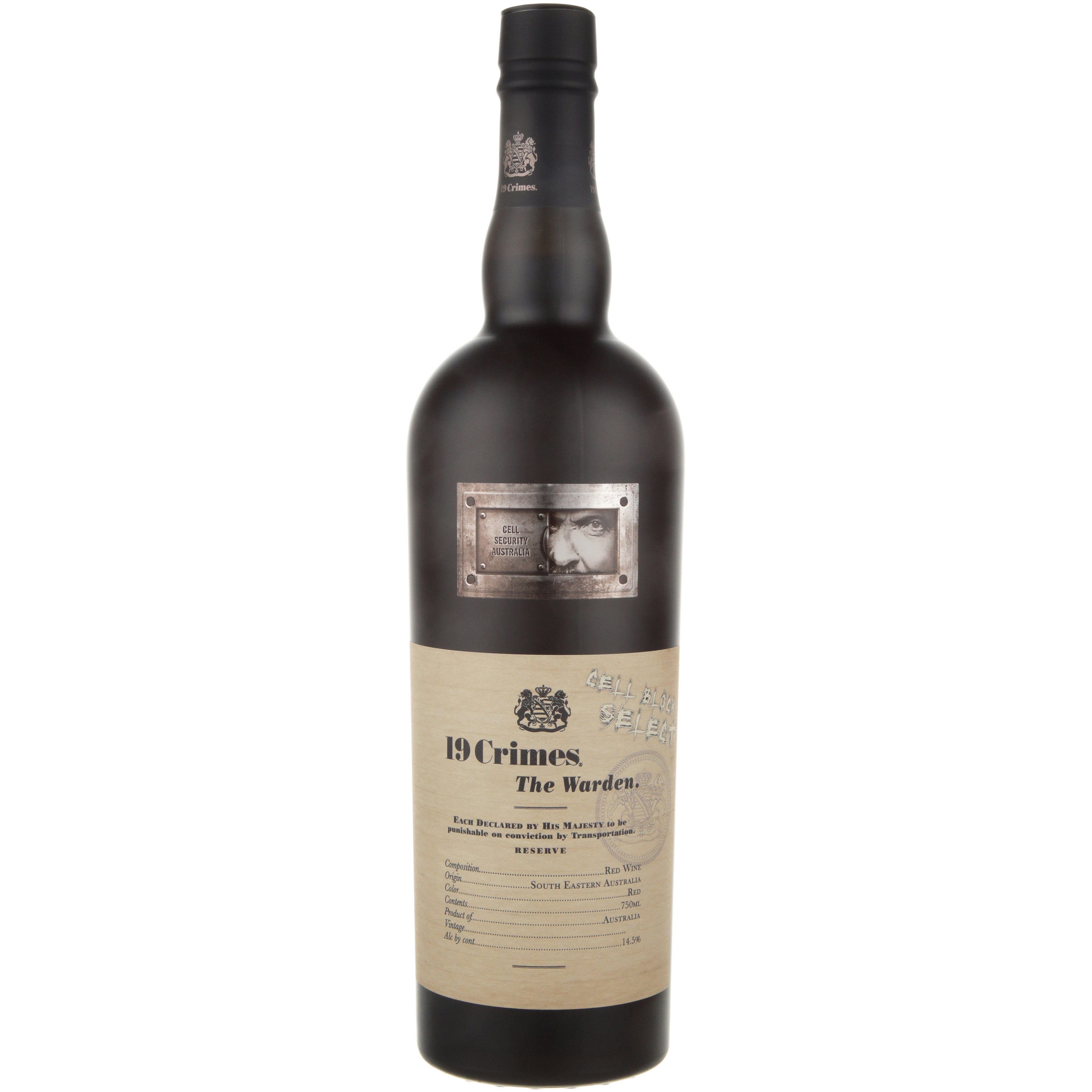 19 Crimes The Warden Cell Block Select Red Wine Shop Wine at HEB