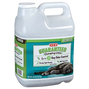 H-E-B Scented Guaranteed Clumping Cat Litter, 20 lb