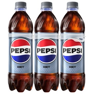 Pepsi Diet Cola Soda 6 pk Bottles