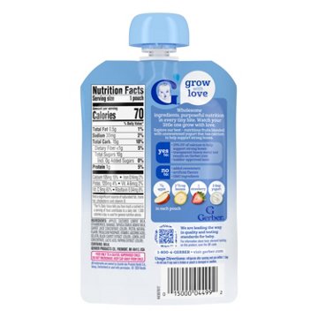 Gerber Snacks for Toddler Fruit & Yogurt Food Pouch - Strawberry & Banana