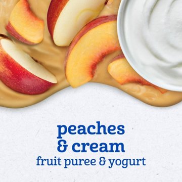 Gerber Snacks for Toddler Fruit & Yogurt Pouch - Peaches & Cream
