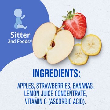 Gerber Natural for Baby Food Pouch - Apple Strawberry & Banana