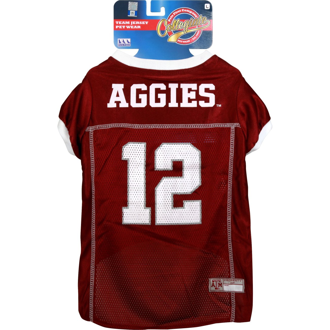 Pets First Texas A\u0026M Large Dog Jersey 