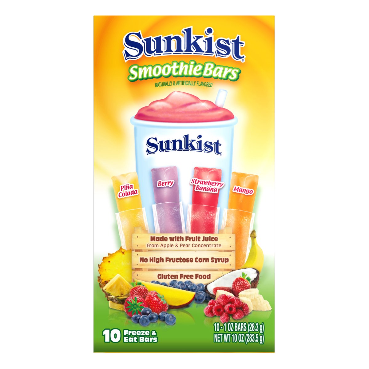 Sunkist Smoothie Bars - Shop Bars & Pops At H-E-B