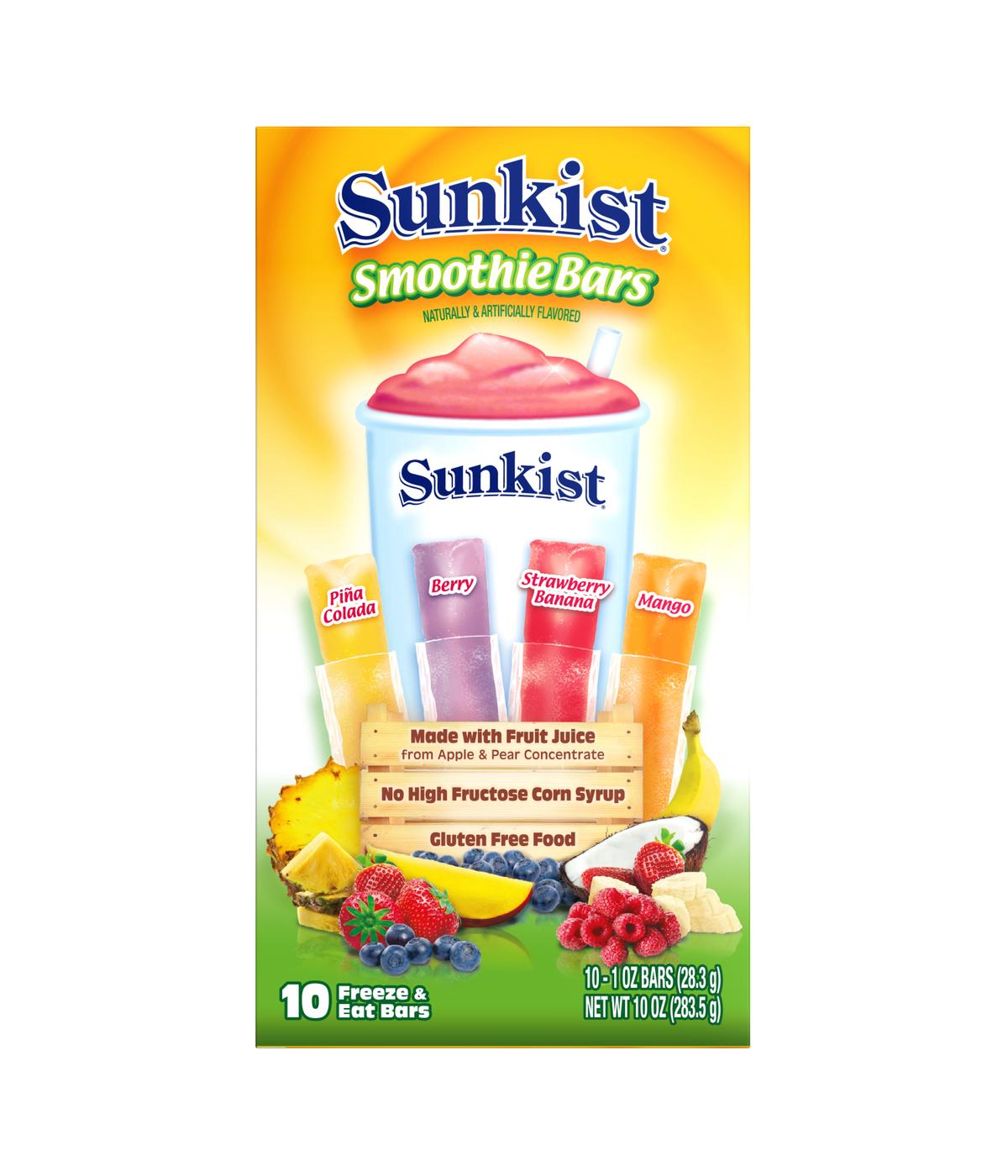 Sunkist Smoothie Freezer Bars; image 1 of 4