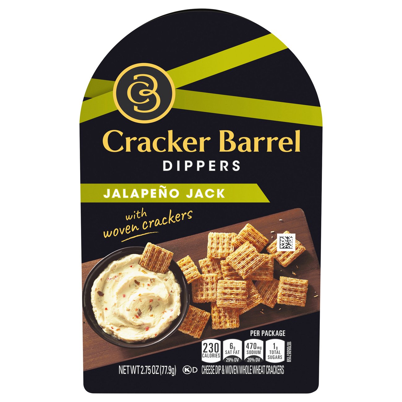 Cracker Barrel Cheese Dip and Crackers Jalapeno Jack Shop Ready Meals
