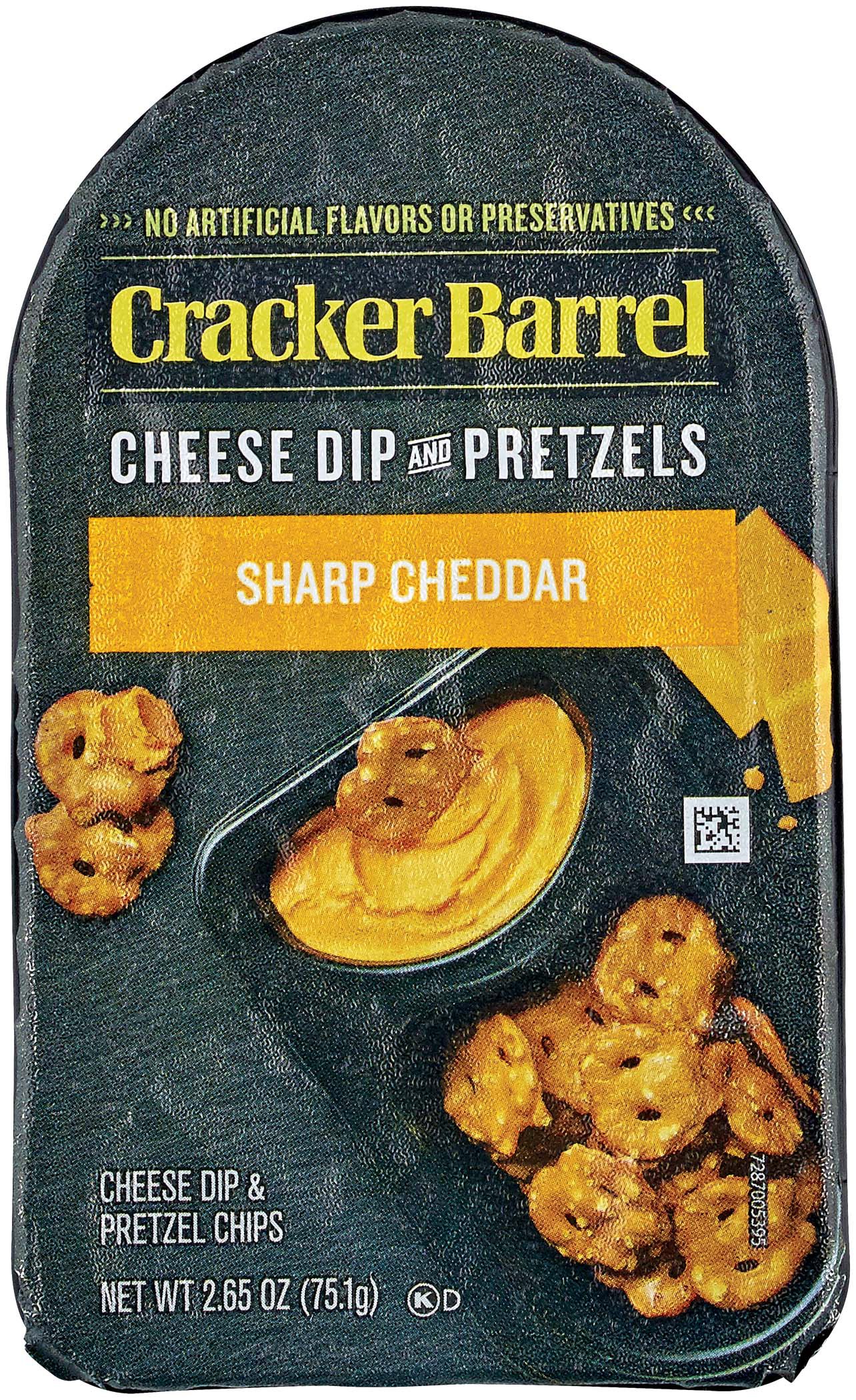 Cracker Barrel Cheese Dip and Pretzels Sharp Cheddar Shop Snack Trays