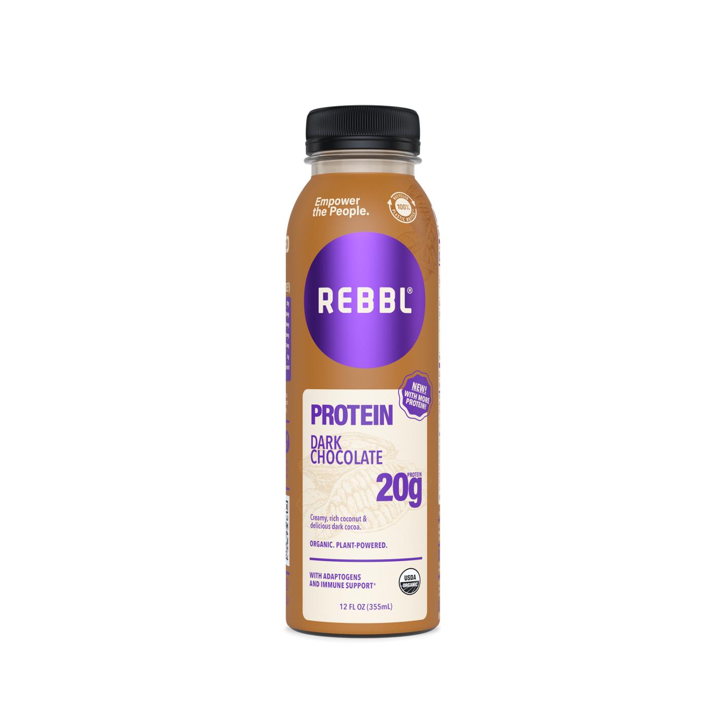 REBBL 20g Protein Shake - Dark Chocolate; image 1 of 2