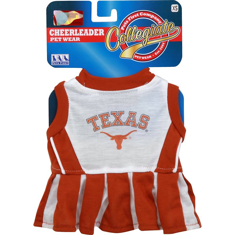 Pets First Texas Longhorns Cheerleading Outfit 