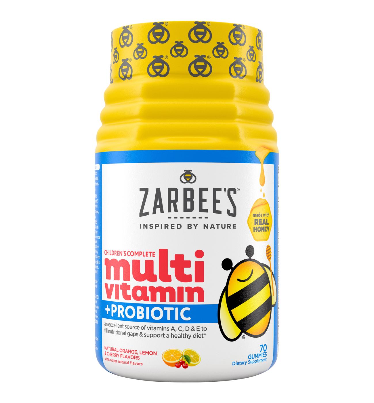 Zarbee's Kid's Complete Multivitamin + Probiotic Gummies; image 1 of 6