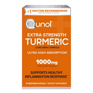 QUNOL Extra Strength Turmeric 1000 mg Softgels, 30 ct
