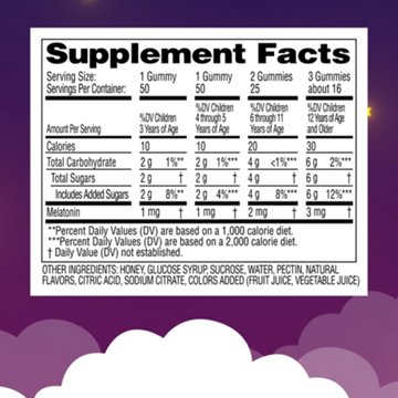 Zarbee's Children's Sleep Gummies + Melatonin - Berry, 50 ct