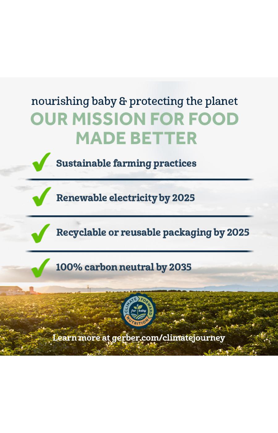 Gerber Snacks for Toddler Grow Strong Pouch - Banana Blueberry Purple Carrot Greek Yogurt & Mixed Grains; image 4 of 8