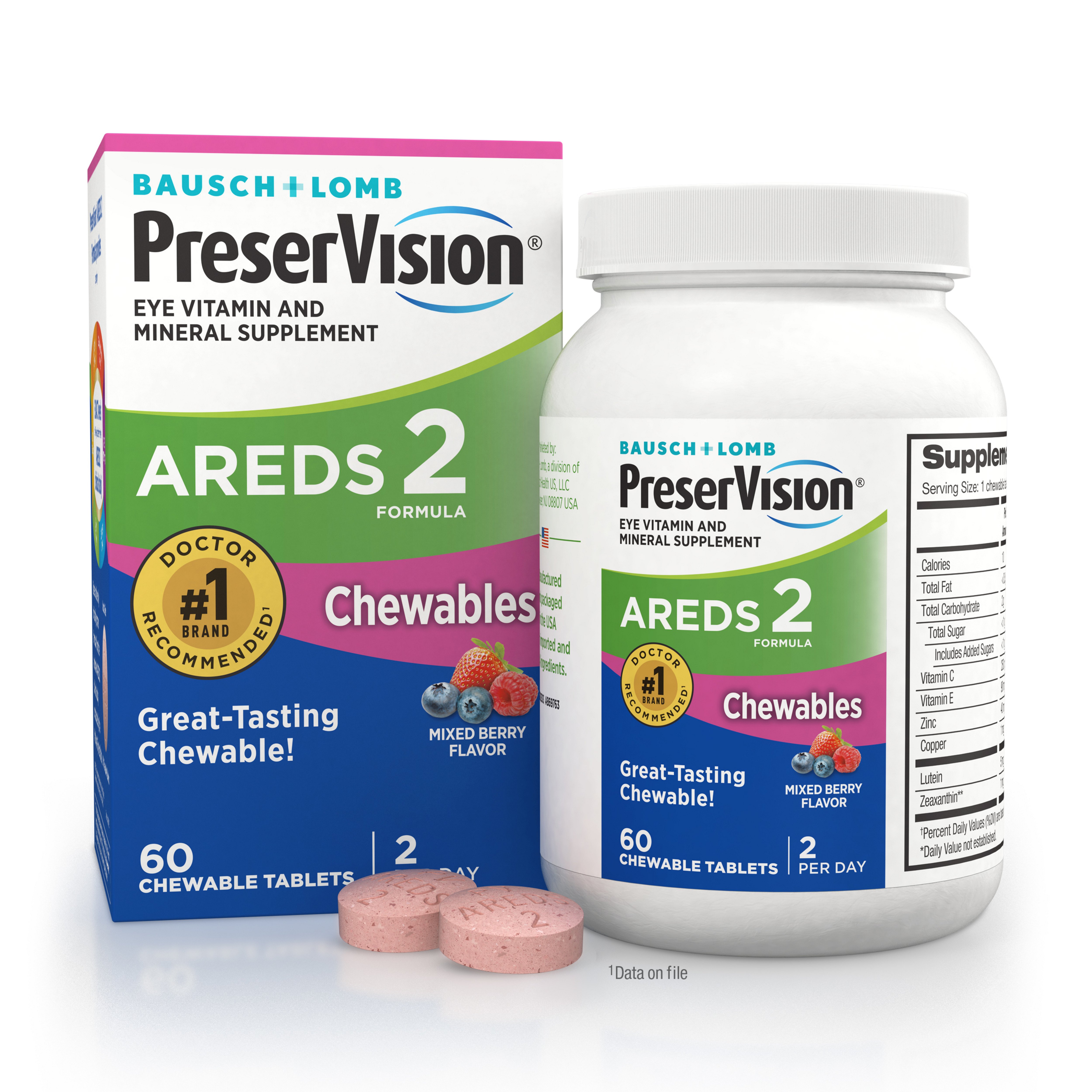 Preservision AREDS 2 Formula Eye Vitamin with Lutein Zeaxanthin Mixed ...