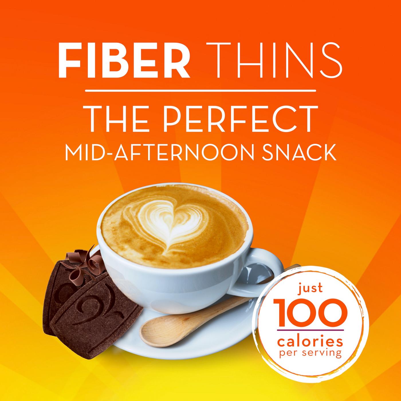 Metamucil Fiber Thins, Plant-Based Psyllium Husk Fiber Snack for Digestive Health, Chocolate; image 3 of 6