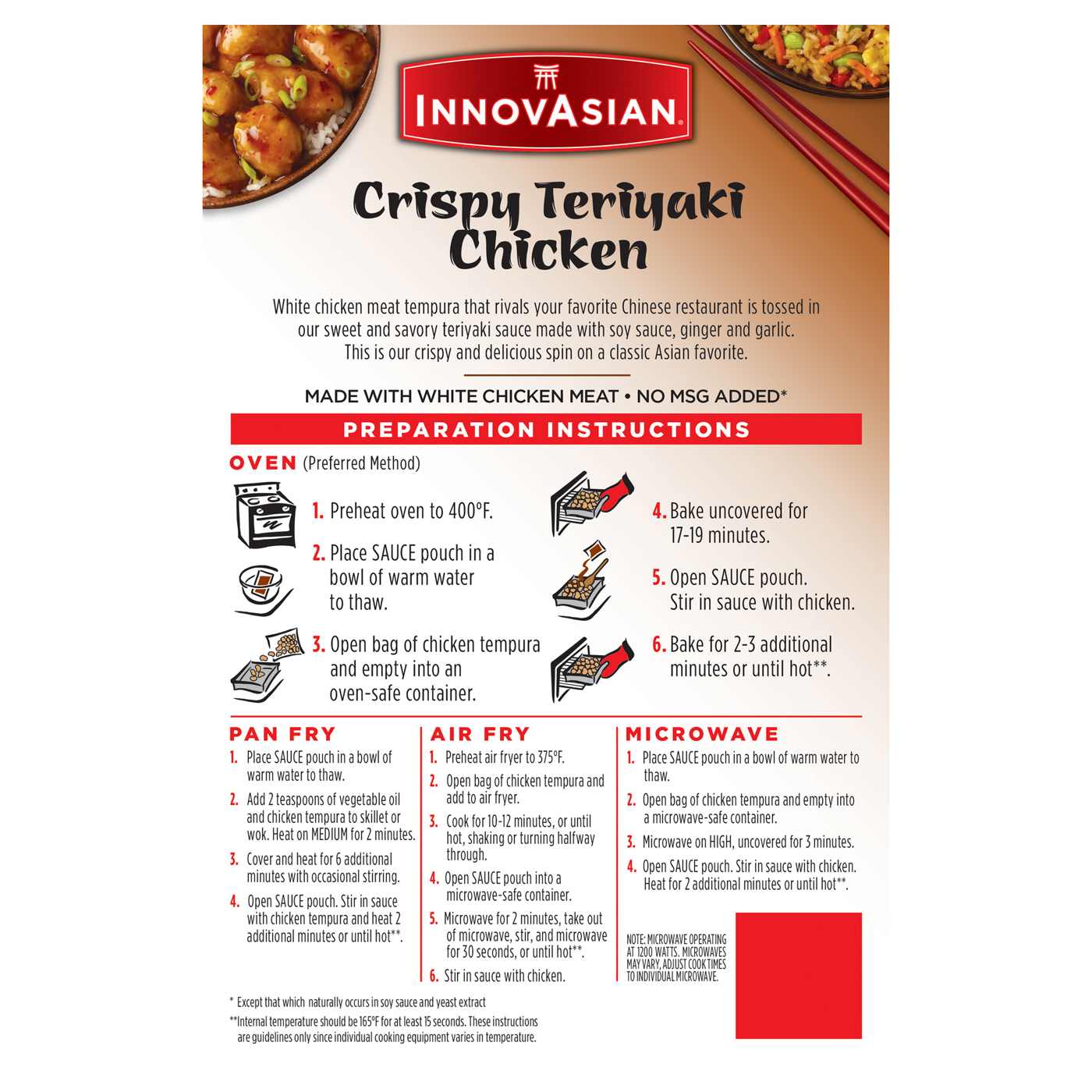 InnovAsian Frozen Crispy Teriyaki Chicken; image 7 of 7