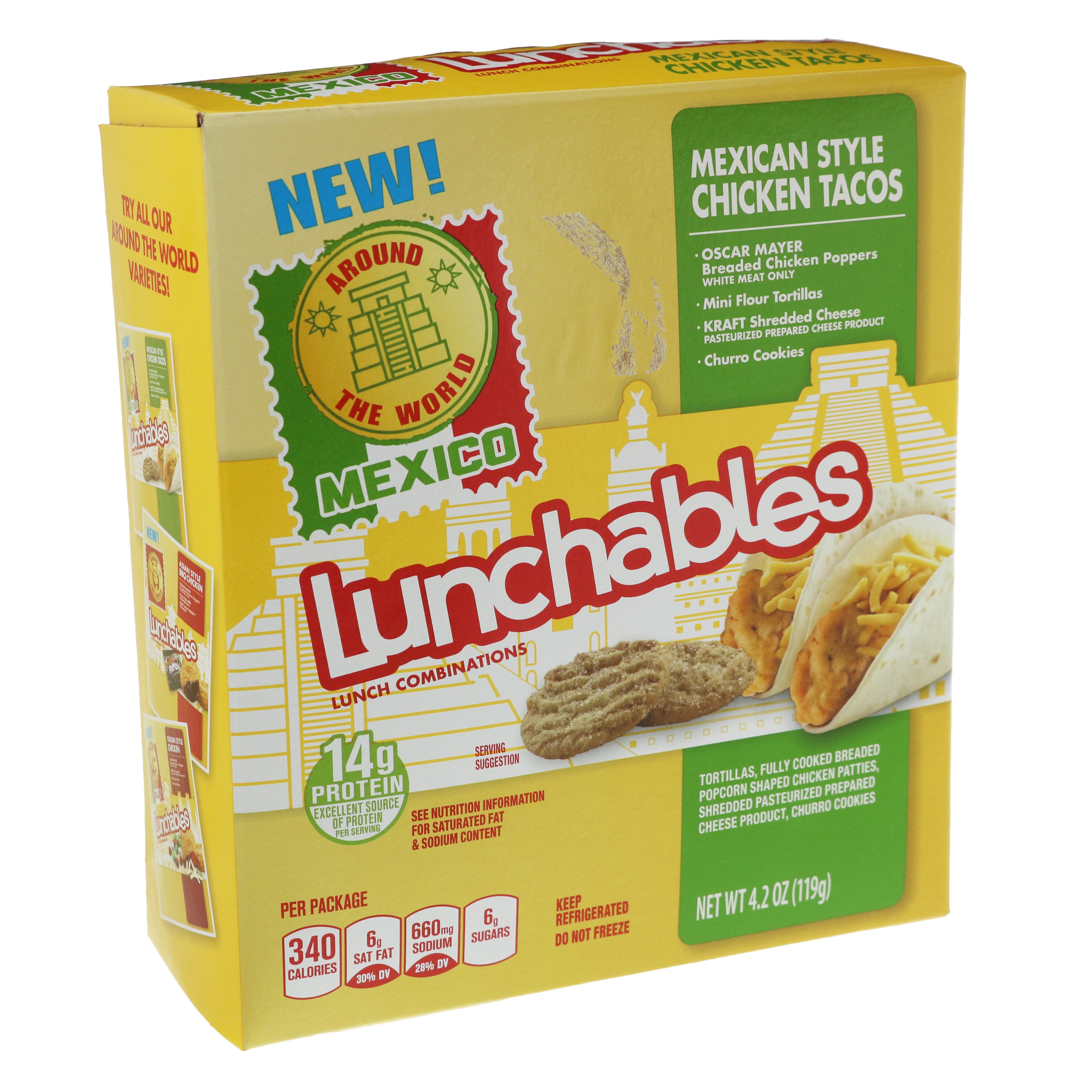 Oscar Mayer Lunchables Mexican Style Chicken Tacos Shop Ready Meals