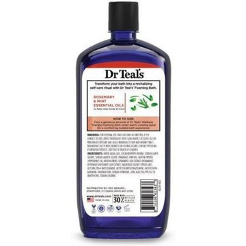 Dr Teal's Foaming Bath Wellness Therapy - Rosemary & Mint, 34 oz