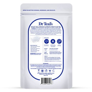 Dr Teal's Epsom Salt Unscented, 4 lb