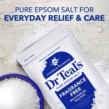 Dr Teal's Epsom Salt Unscented, 4 lb