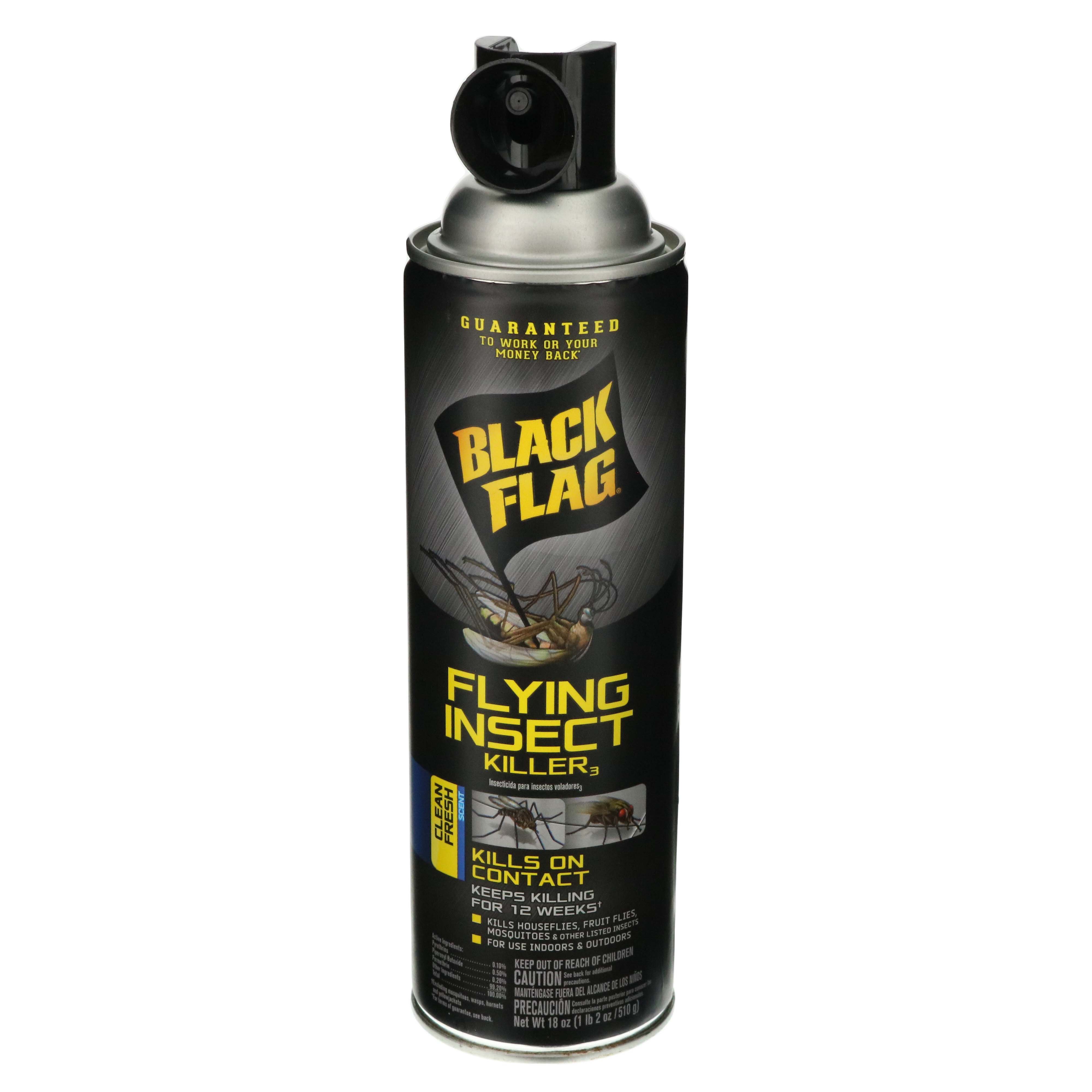 Black Flag Clean Fresh Scent Flying Insect Killer3 Aerosol Bug Spray
