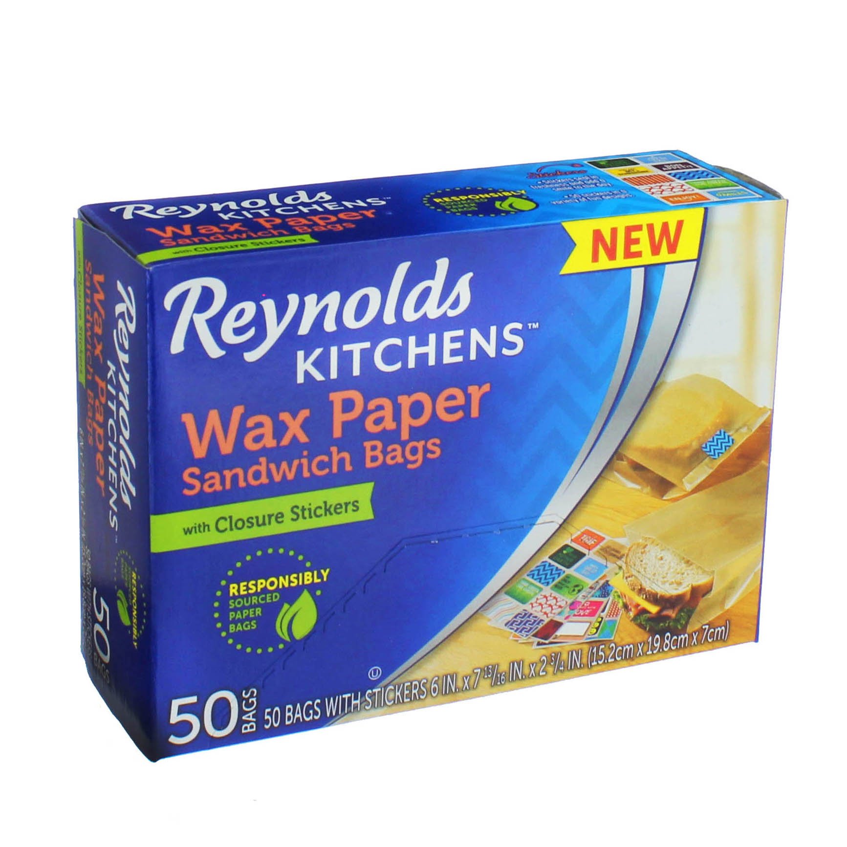 Reynolds Kitchens Wax Paper Sandwich Bags Shop Storage Bags at HEB