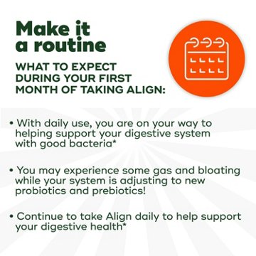 Align Dualbiotic Gummies, Prebiotics & Probiotics for Digestive Health, Natural Fruit Flavor