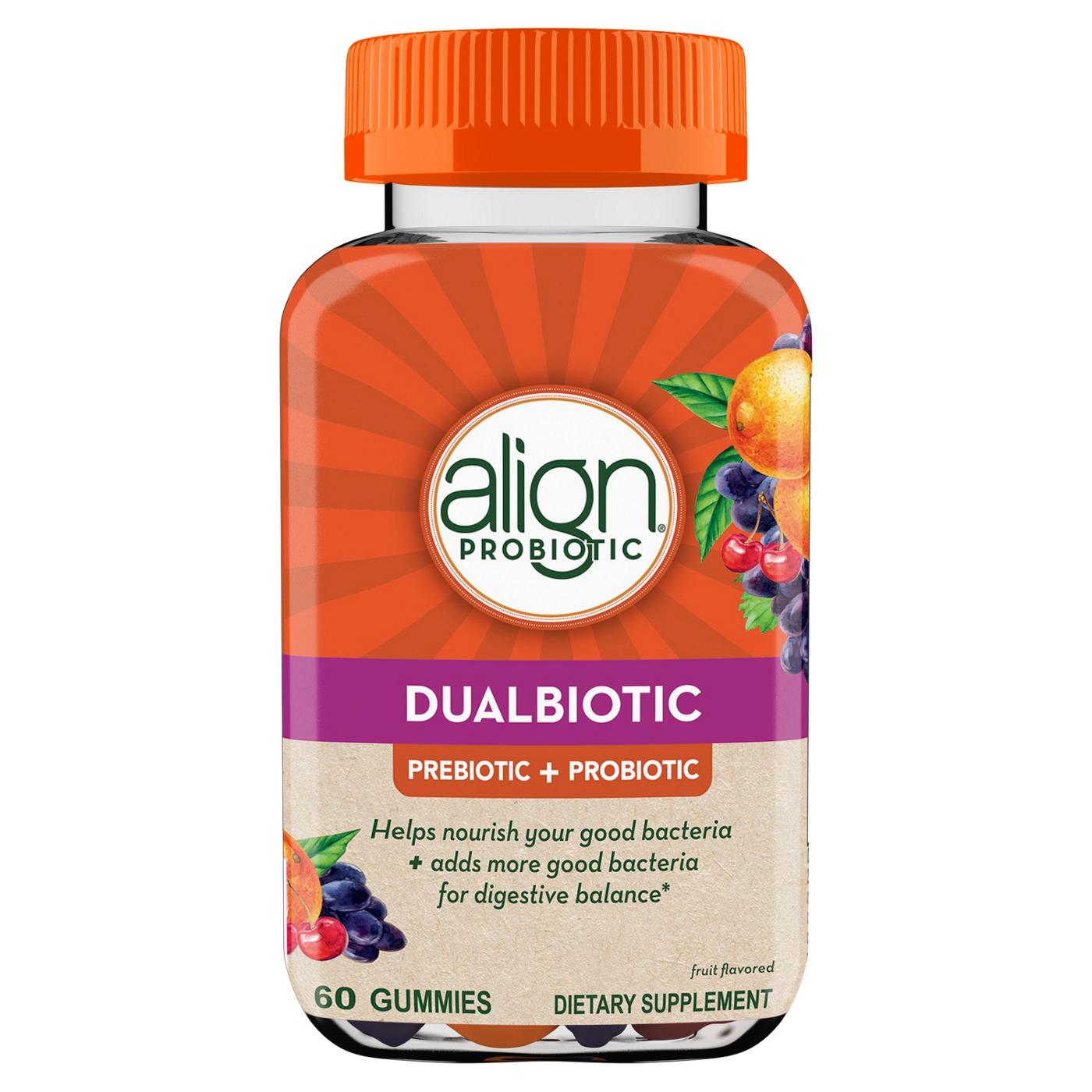 Align Dualbiotic Prebiotic + Probiotic Gummies; image 6 of 9