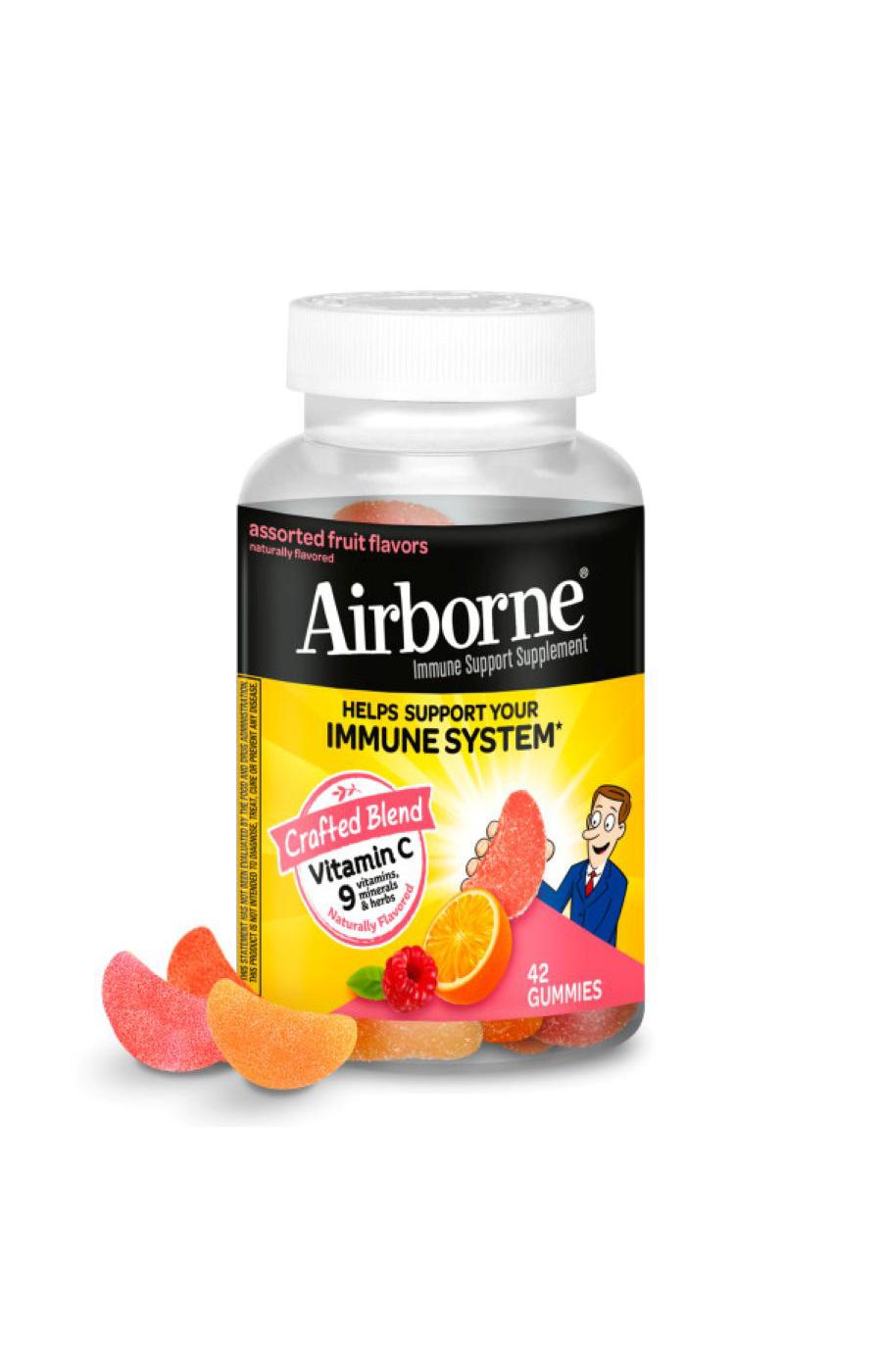 Airborne Assorted Fruit Flavored Gummies; image 1 of 2