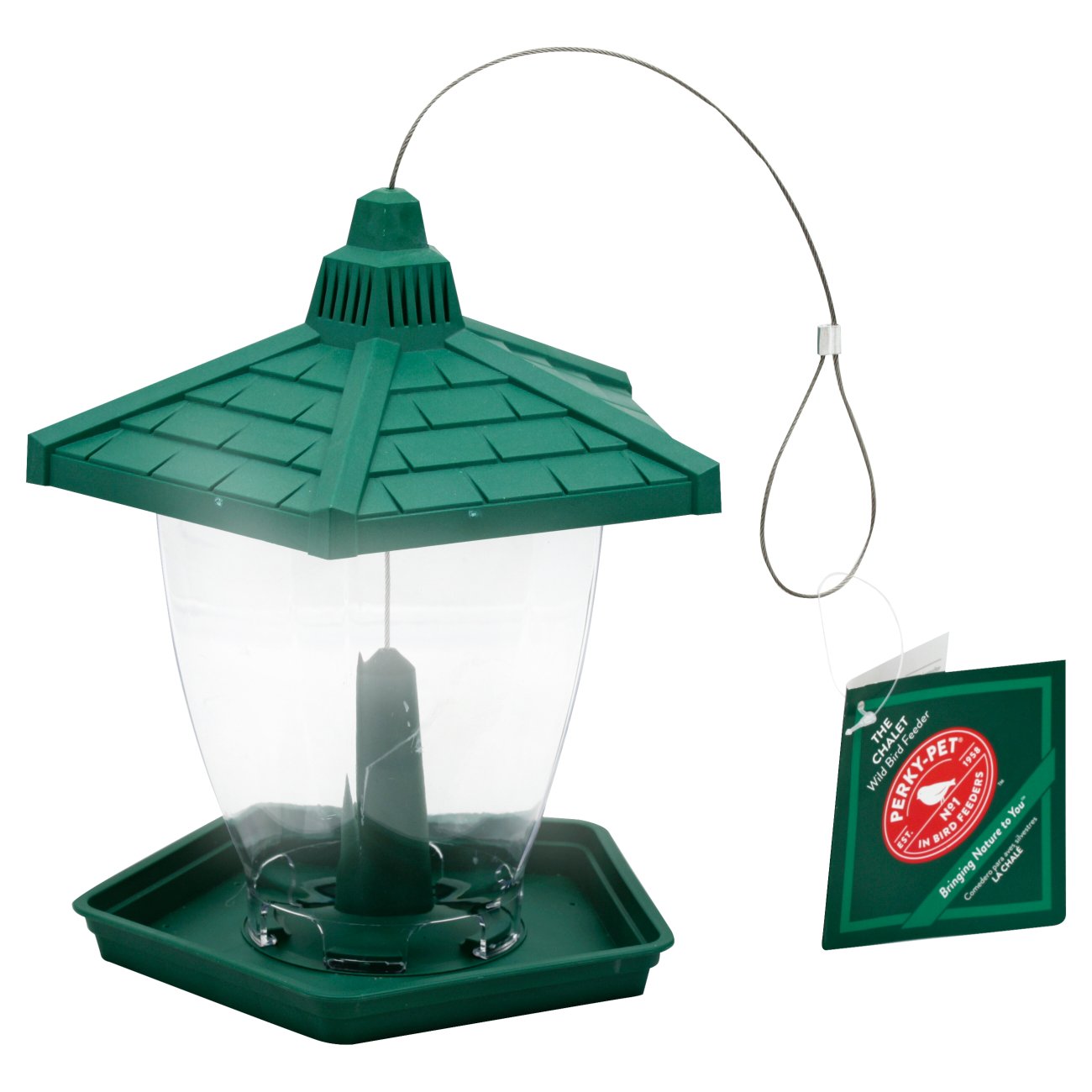 Perky Pet Plastic Chalet Bird Feeder Shop Birds at HEB