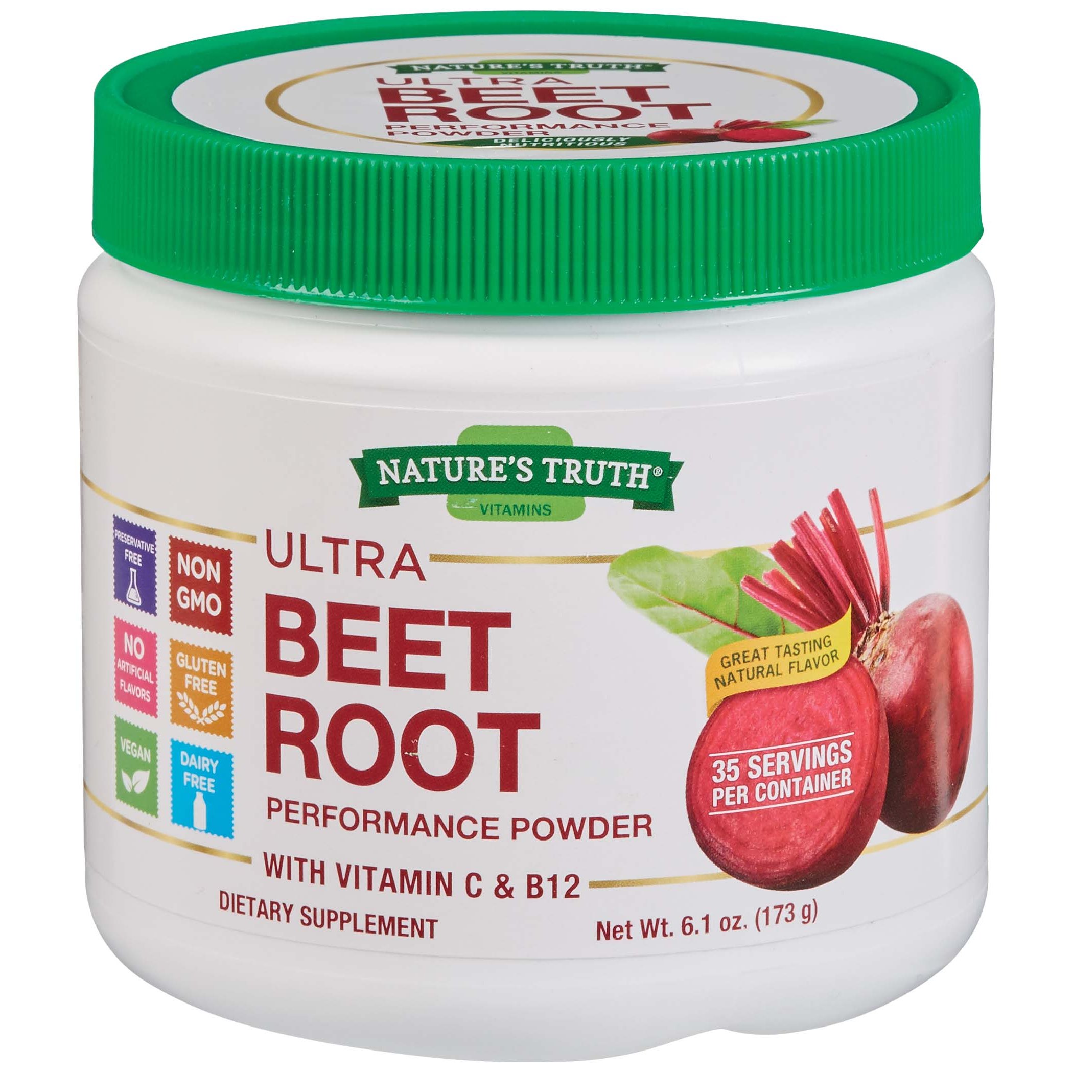 Nature's Truth Ultra Beet Root Performance Powder Shop Herbs