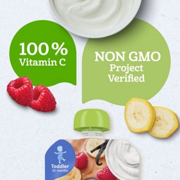 Gerber Organic for Toddler Pouch - Banana Raspberry & Yogurt