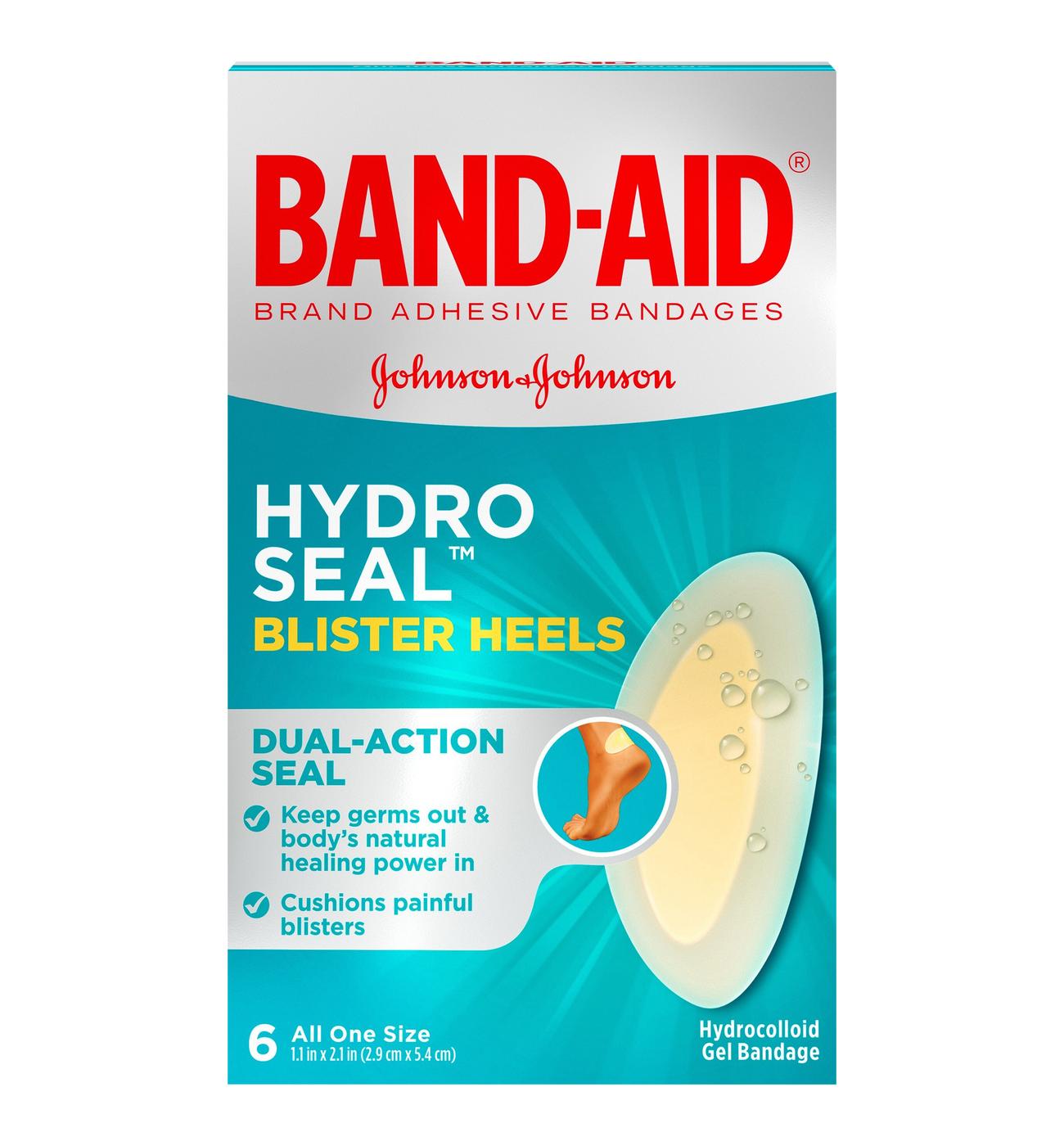 Band-Aid Hydro Seal Blister Heel Gel Bandages; image 1 of 7
