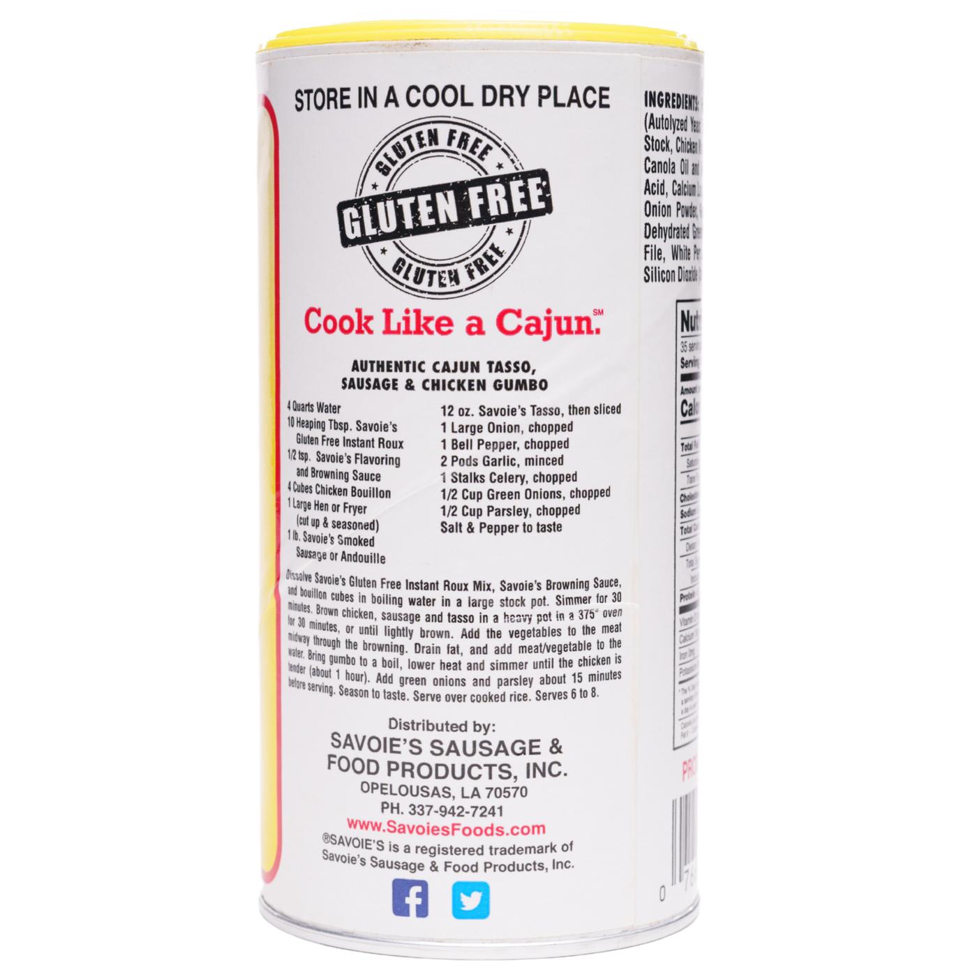 SAVOIE'S Real Cajun! Gluten-Free Instant Roux Mix; image 3 of 3