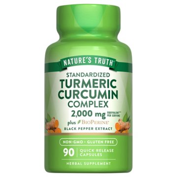 Nature's Truth Turmeric Curcumin Complex Quick-Release Capsules, 90 ct