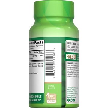 Nature's Truth Magnesium Glycinate Capsules - 200mg, 60 ct