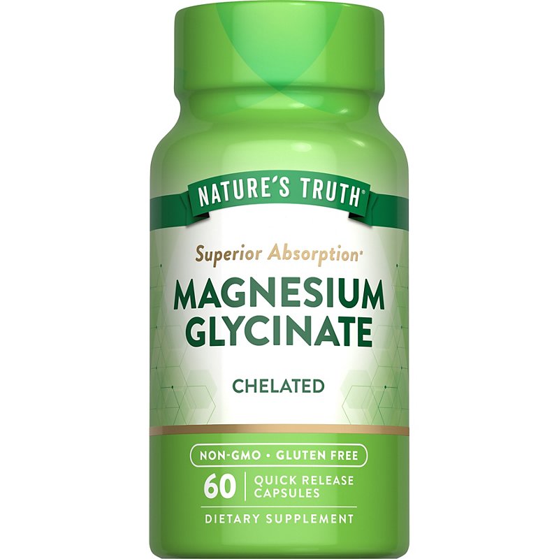 Nature's Truth Magnesium Glycinate 665 Mg - Shop Vitamins & Supplements ...