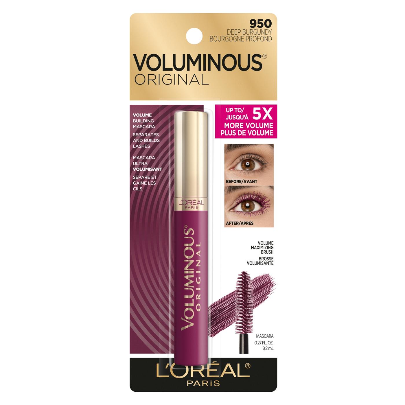 L'Oréal Paris Voluminous Original Bold Eye Mascara - Deep Burgundy; image 1 of 8