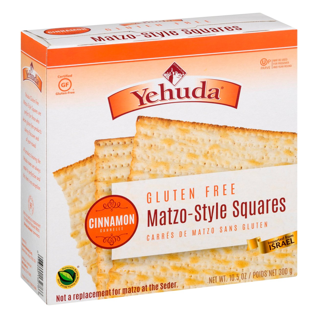 Yehuda GlutenFree Cinnamon Matzos Shop Crackers & Breadsticks at HEB