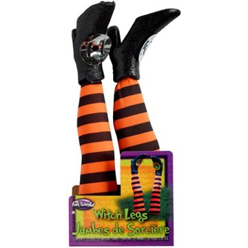 Fun World Witch Legs Halloween Yard Stakes, 2 pk