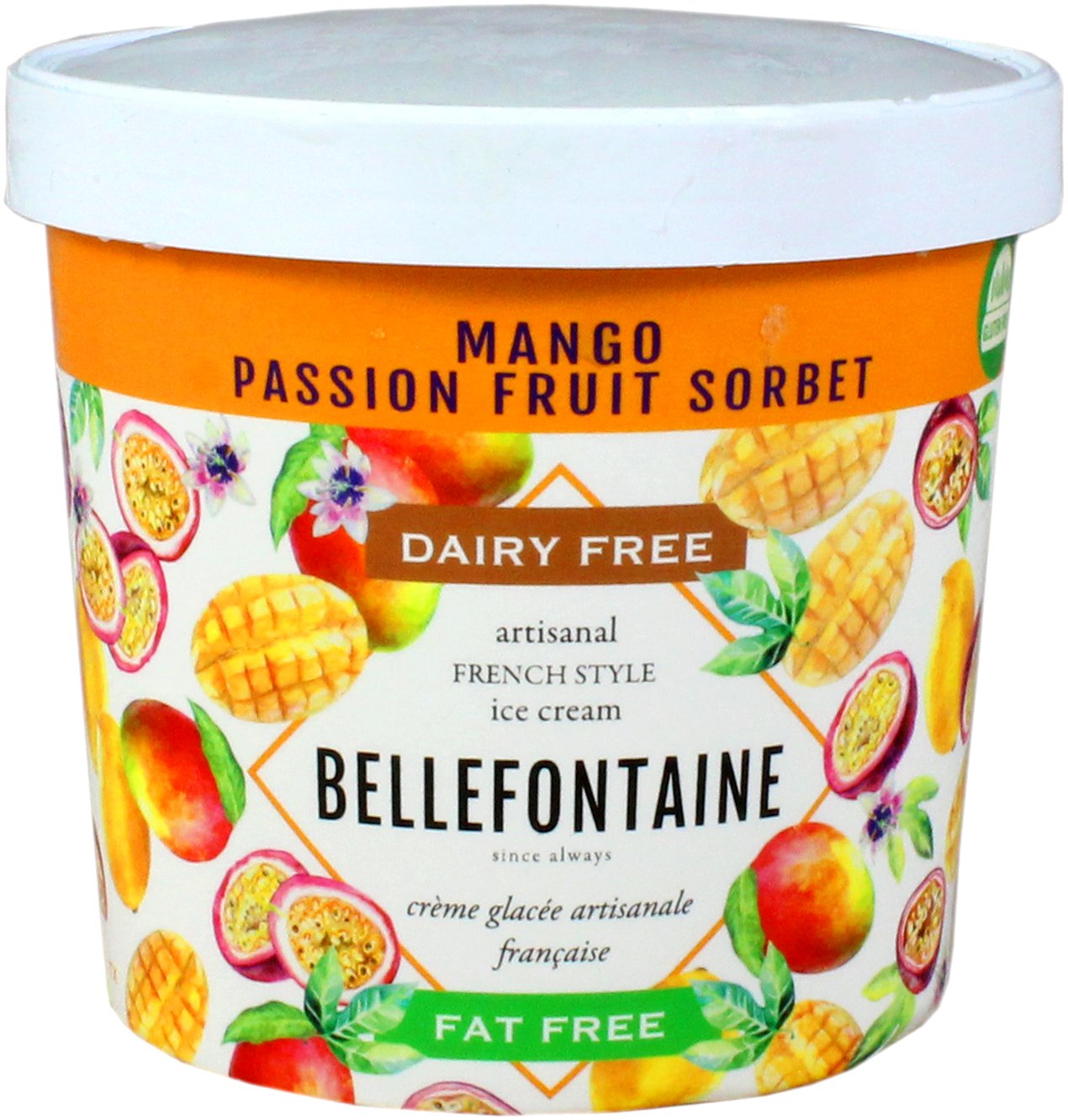 Bellefontaine Dairy Free Mango Passion Fruit Sorbet Shop Ice Cream Treats At H E B