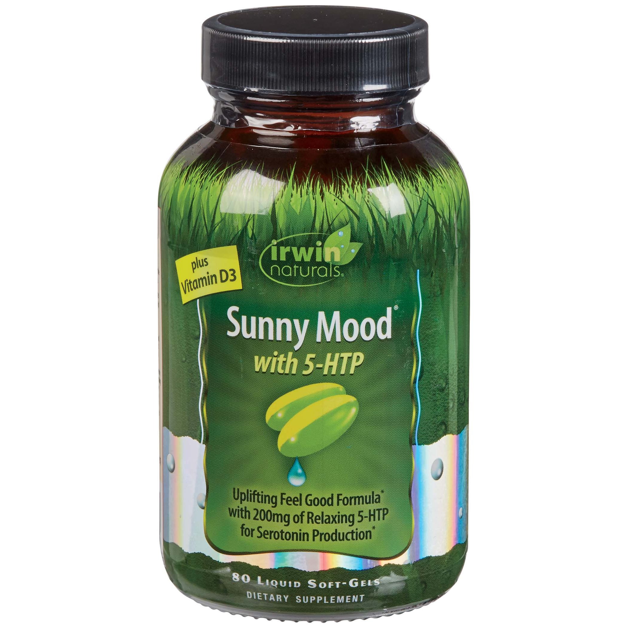 Irwin Naturals Sunny Mood With 5HTP Liquid Softgels Shop Diet