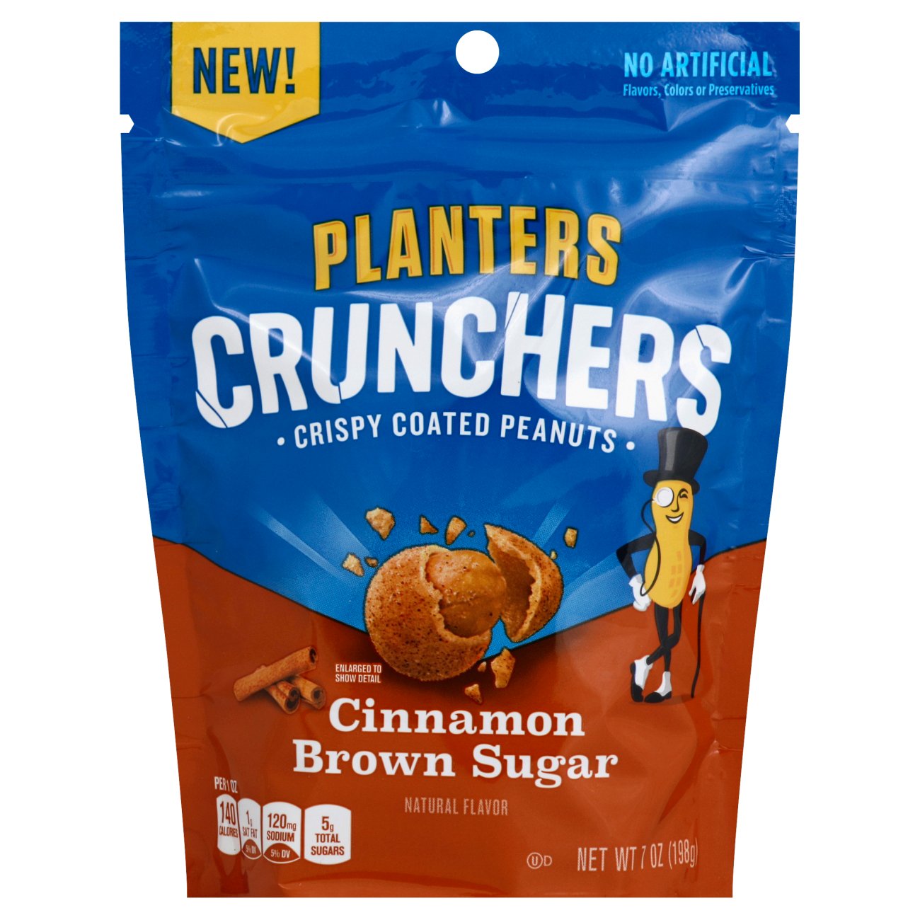 Planters Crunchers Cinnamon Brown Sugar Coated Peanuts Shop Nuts